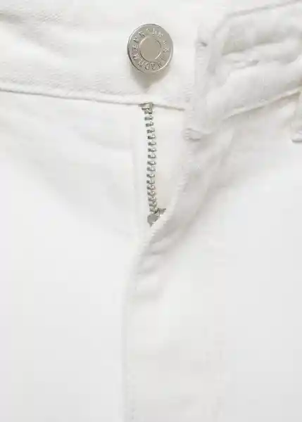 Jean Fiona Blanco Talla 32 Mujer Mango