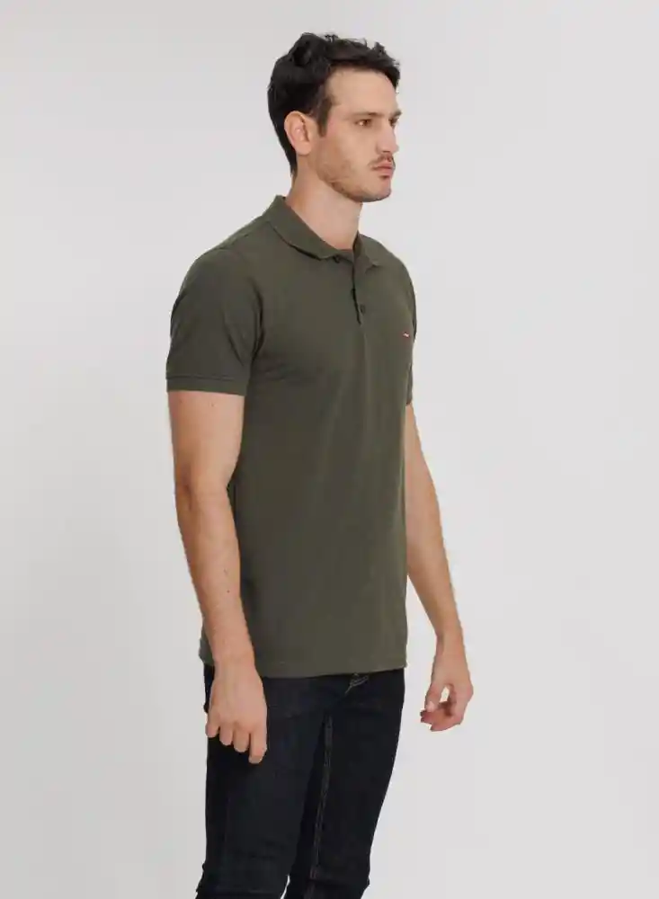 Levi's Camiseta Polo 222 Manga Corta Verde Talla L