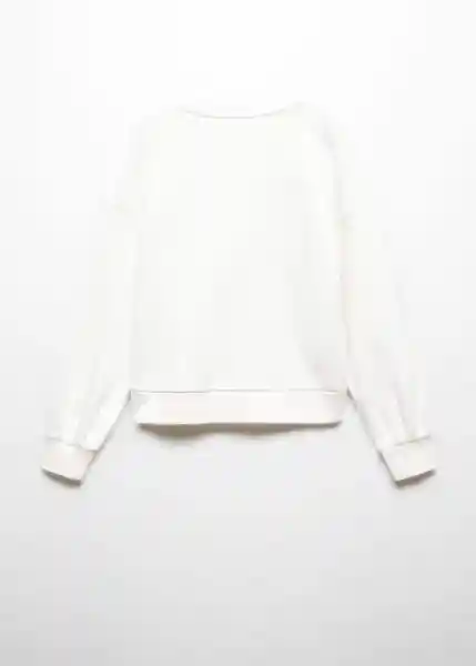 Buzo Sudadera Happy Off White Talla 10 Niña Mango