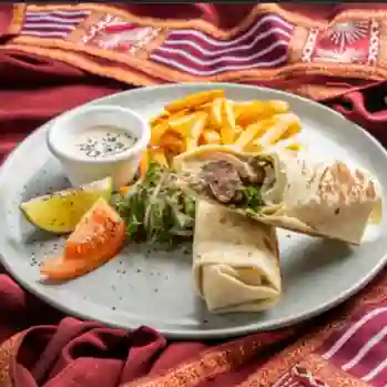 Sandwich de shish kebab