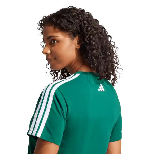 Adidas Camiseta L Softs Manga Corta Mujer Verde Talla S