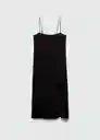 Vestido Asun2 Negro Talla L Mujer Mango