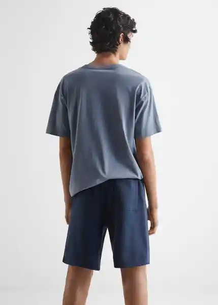 Bermuda Kanye Navy Talla 20 Mango Teen Boy Mango