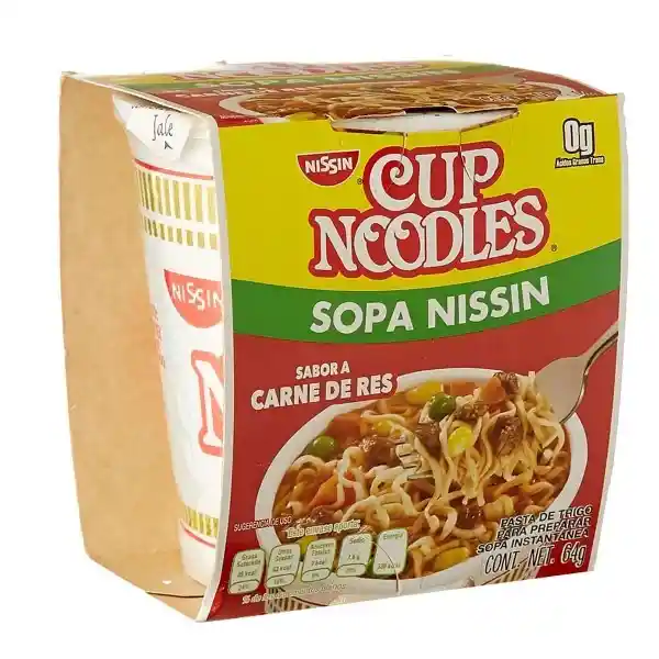 Nissin Foods Sopa Carne de Res