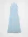 Vestido Mujer Azul Talla: MEDIUM 8508401 American Eagle