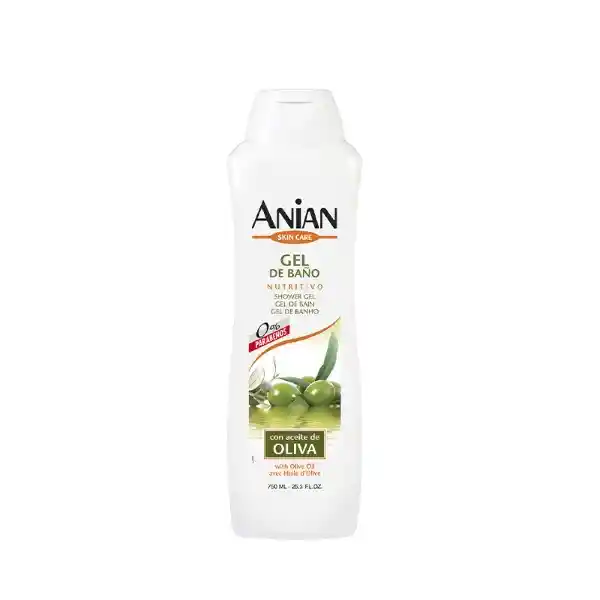 Anian Gel Baño Nutritivo Con Aceite de Oliva