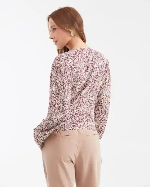 Blusa Mini Flowers Blouse Rojo Talla M Chevignon