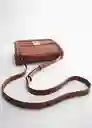 Bolso M Carmen Camel Talla 99 Mujer Mango