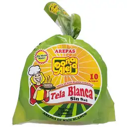  Dona Aleja Arepas Tela Blanca Sin Sal 