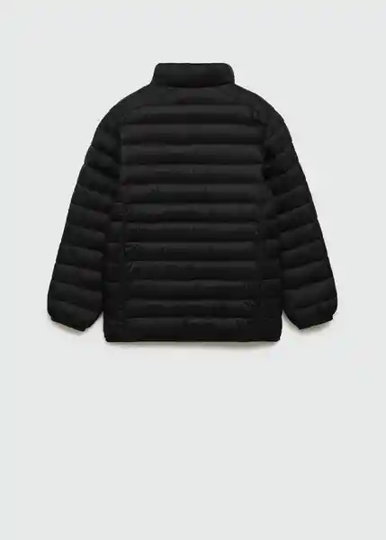 Abrigo Anorak Unico7 Negro Talla 08 Niños Mango