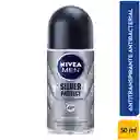 Nivea Men Desodorante Silver Protect Roll On Protección