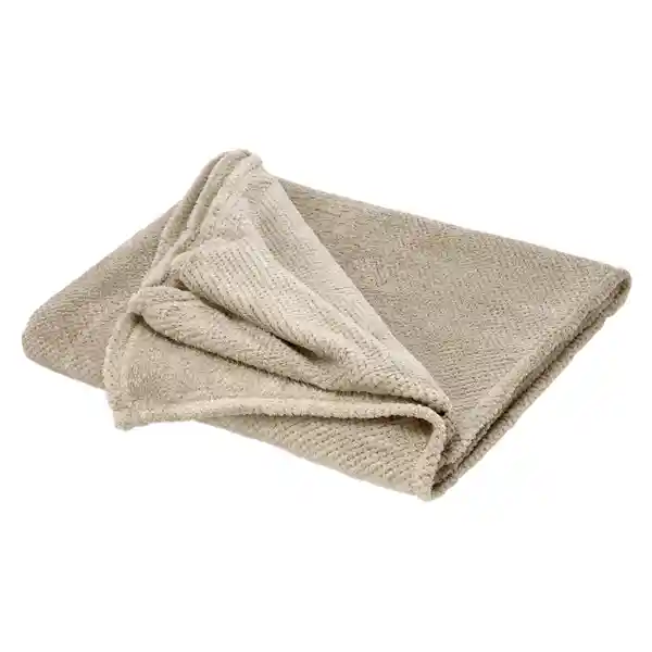 Manta Chal Coral Color Beige Casaideas