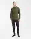 Camisa Oxford Manga Larga Verde Ciénaga Ultraoscuro L Chevignon