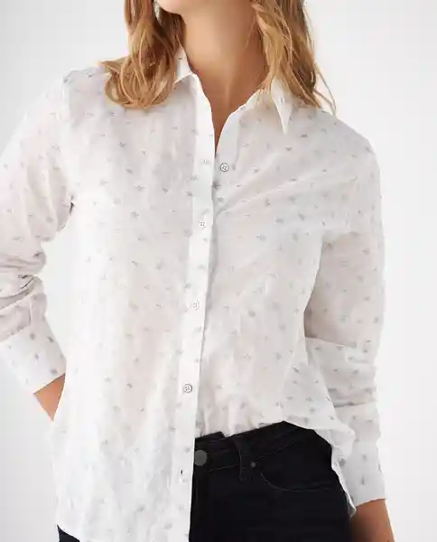 Camisa Blanco 0 Claro Talla S 619F038 Esprit