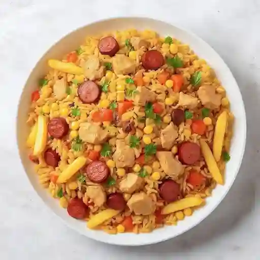 Arroz mixto wok para 3 personas