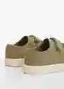 Zapatos Deportiva Nickk Niños Khaki Talla 22 Mango