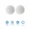 Pelota Mascotas Que Brillan en la Obscuridad Silver Gray Miniso