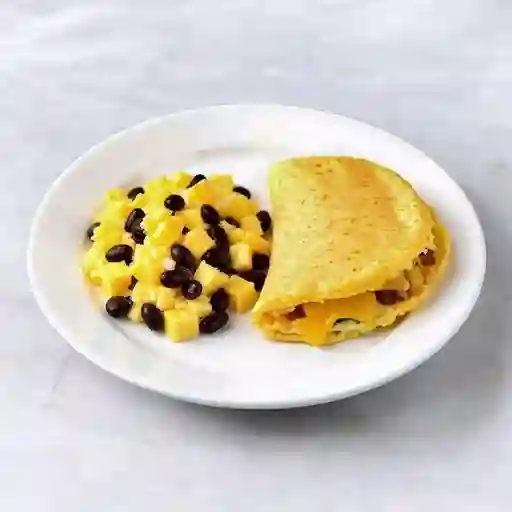 Calentao de Frixoles con Huevo