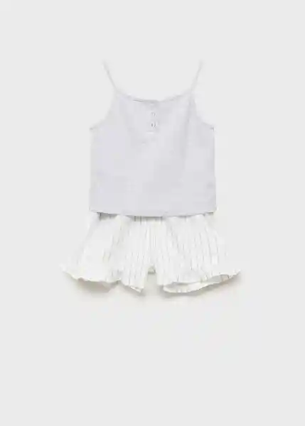 Pijama Home Gris Medio Vigoré Talla 12 Niñas Mango