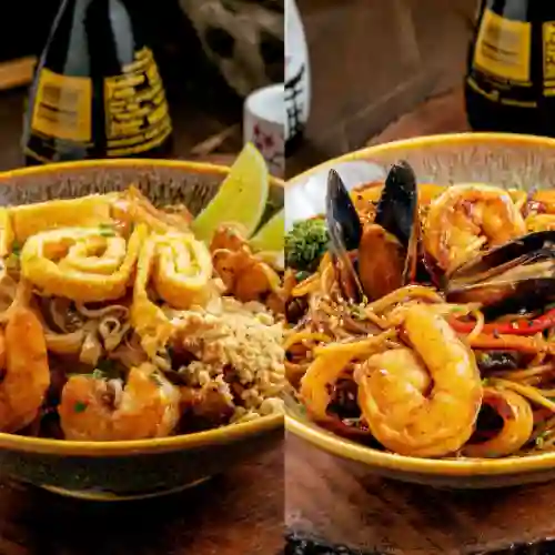 Pad Thai + Fideos Thai