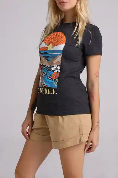 Camiseta Manga Corta Standard Fit High Road Mujer Talla M Oneill