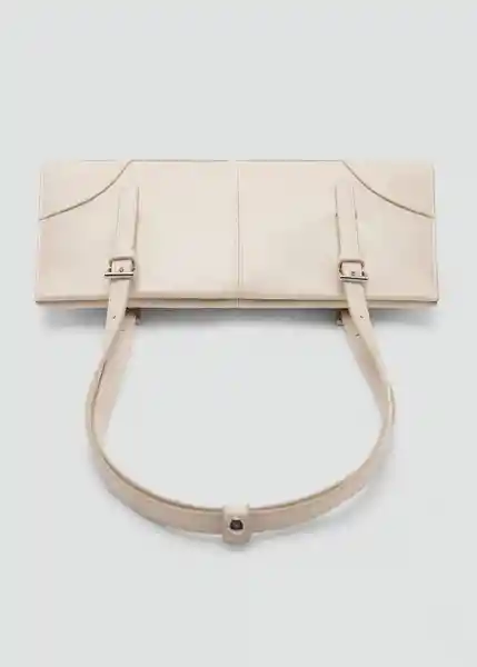 Bolso M Sharon Offwhite Talla 99 Mujer Mango