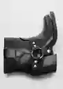 Botines Peter Negro Talla 42 Mujer Mango