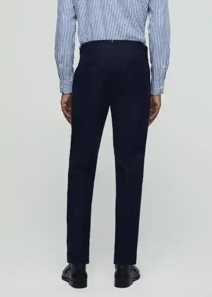 Pantalón Siena Navy 38 Hombre Mango