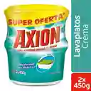 Axion Detergente Lavavajillas en Crema Poderoso en Plástico