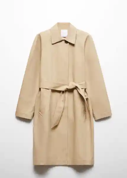 Gabardina Trench Classic Beige Talla XL Mujer Mango