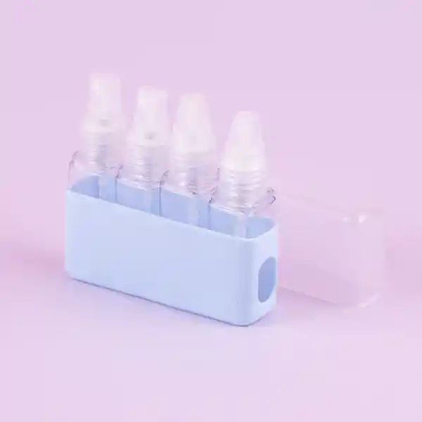 Set de Viaje Mini Portátil Serie Azul Miniso