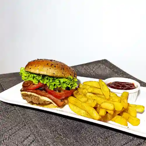 Hamburguesa Sencilla Combo