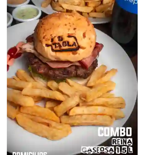 Combo Hamburguesa Reina