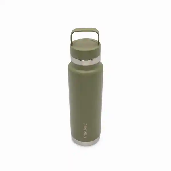 Termo Doble Pared Verde Oscuro 600 mL Ambiente Gourmet