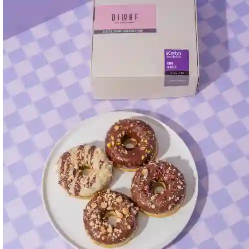 Pack X 4 Keto Donuts