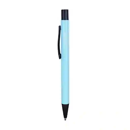 Esfero Retráctil Metálico Azul Claro 1.0 mm Miniso