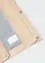Abrigo Parka Toni Beige Talla 12 Niños Mango