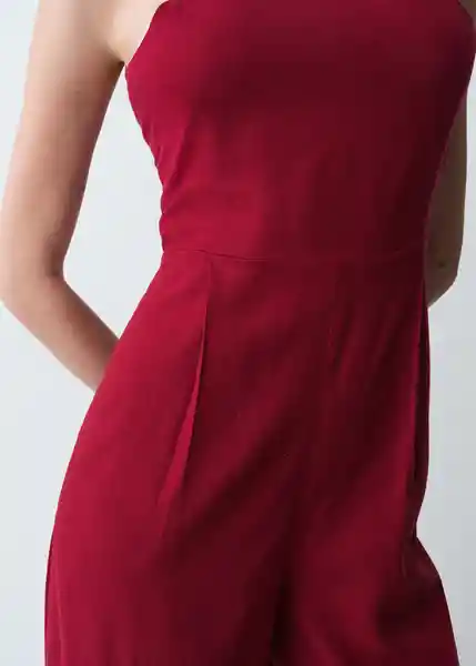 Enterizo Lexa Mujer Rojo Oscuro Rojo Rítmico Talla L 463G330 Naf Naf