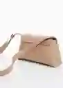 Bolso P Lucer Taupe Talla 99 Mujer Mango