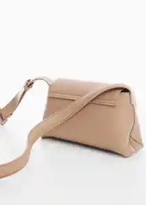 Bolso P Lucer Taupe Talla 99 Mujer Mango
