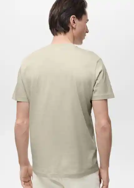 Camiseta Cherlo Arena Talla L Hombre Mango