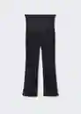 Pantalón Jean Bootmum Tejano Negro Talla 38 Mujer Mango