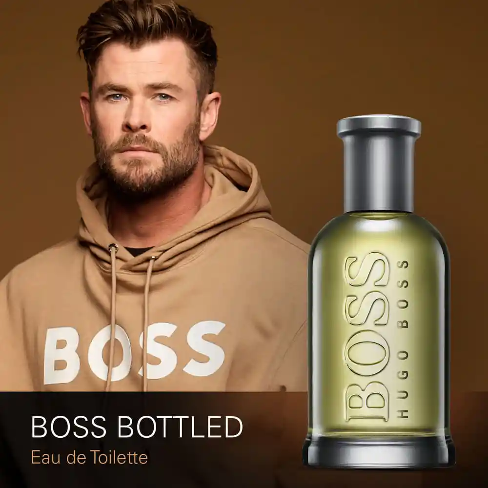 Loción Perfume Boss Bottled 100ml Hombre Original Garantizada