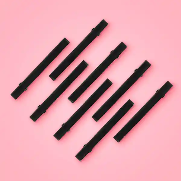 Set de Hebillas Para el Cabello Tipo Pinza Negro Miniso