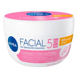 Nivea Crema Facial 5 en 1 Cuidado Tono Natural