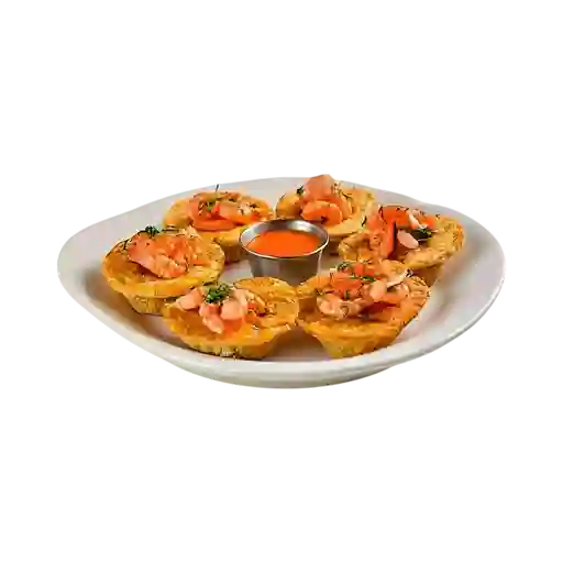 Patacón con Camarones