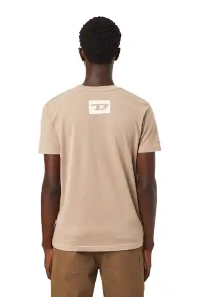 Diesel Camiseta T-Diebindy Beige Talla S