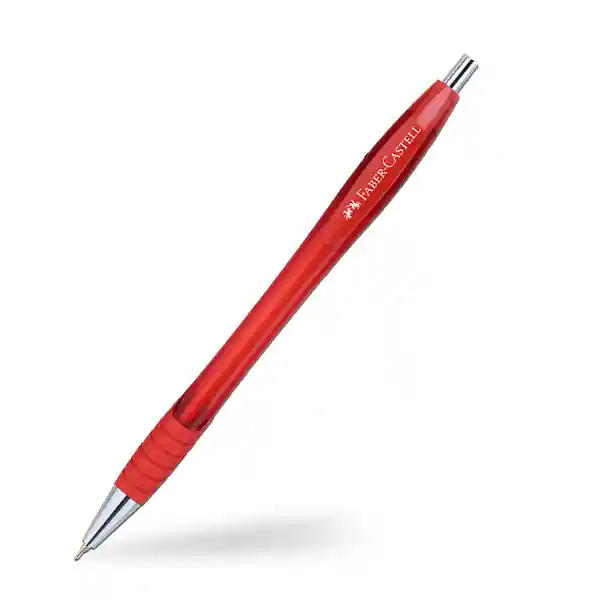 Bolígrafo Prime Retráctil Rojo Faber-Castell