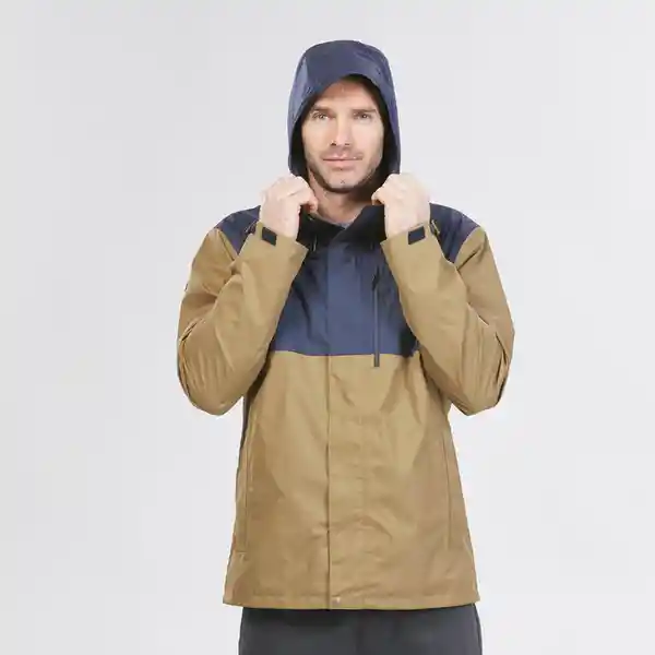 Quechua Chaqueta Impermeable Hombre Café Talla S NH500