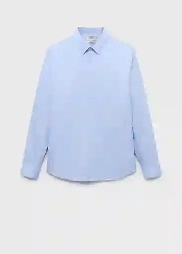 Camisa Emotion Celeste Talla S Hombre Mango